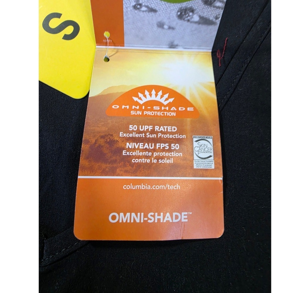 Columbia Womens Black Omni-Shade V-Neck Active Dress UPF 50 XK2664 Small NWT - Picture 3 of 7